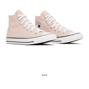 Converse High Top Sneakers in Blush Pink